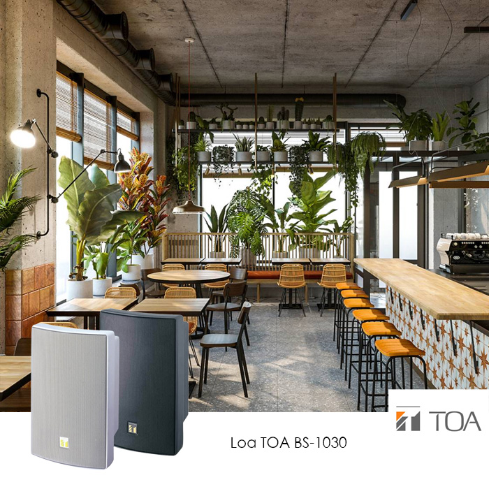 Loa treo tường TOA BS-1030 nghe nhạc quán cafe giá phải chăng