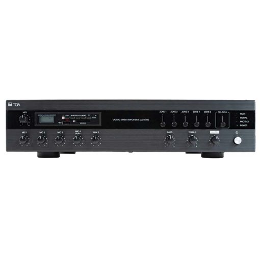 Amply liền Mixer, MP3, Bluetooth, 5 Vùng 240W TOA A-3224DMZ-AS