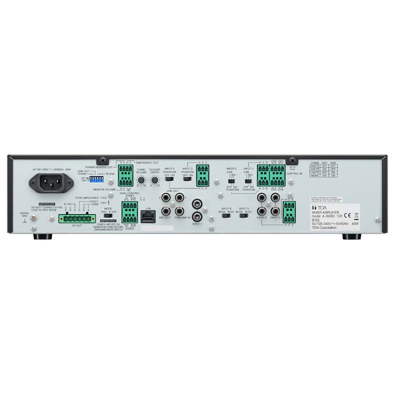 TOA A-3606D Amply liền mixer TOA
