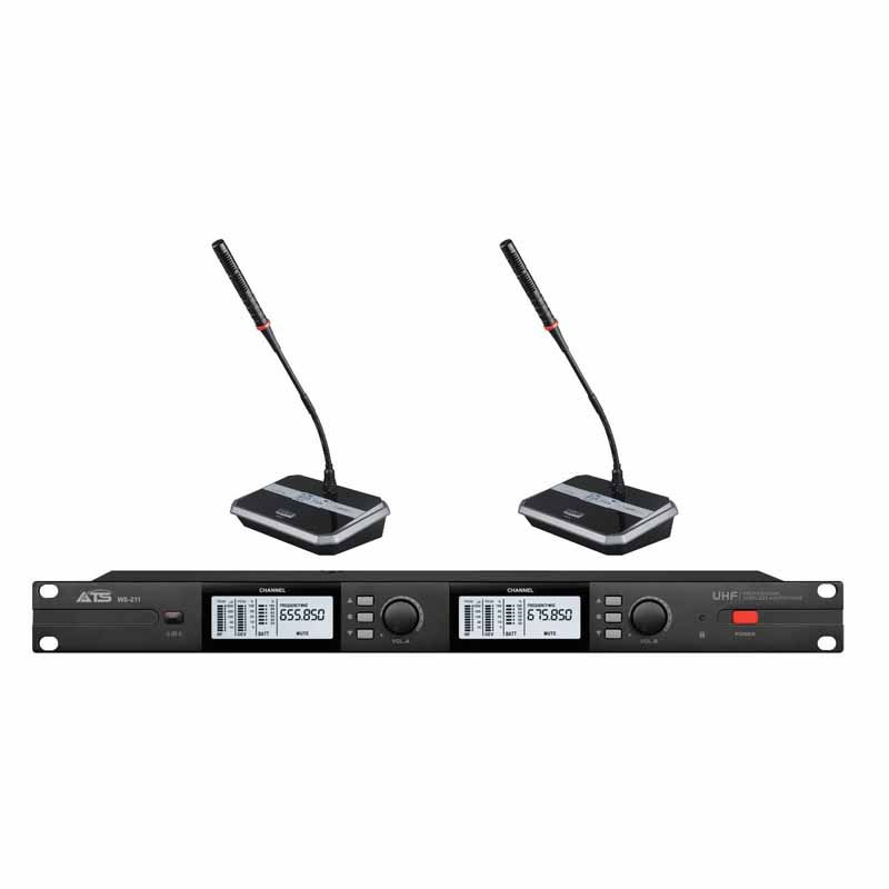 Bộ micro cổ ngỗng không dây WS-211