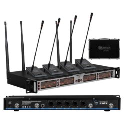 LH4800 bộ micro cổ ngỗng không dây 4 micro