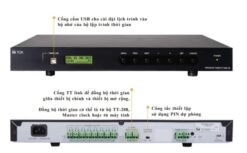Chức năng trên bộ hẹn giờ TOA TT-208-AS